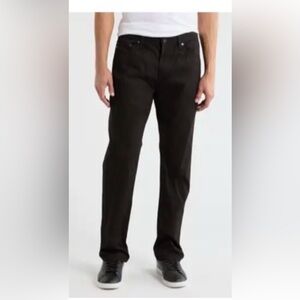 AG Adriano Goldschmied Men's Straight Black Jeans “The Everett” slim straight
